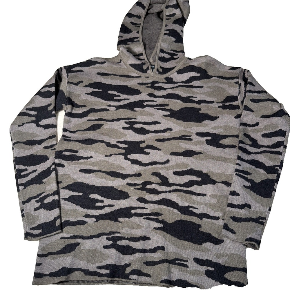 4E~ Womens Tahari Xs Camo Hoodies Sweatshirt Super Soft